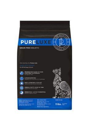 1602 PureLuxe сух. д/привередливых кошек с курицей, 1,5кг