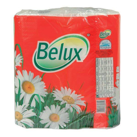 Belux Полотенце бумажное 2-сл 2шт Белый (красная упаковка)