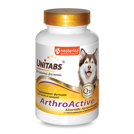 Unitabs ArthroАctive с Q10 для собак