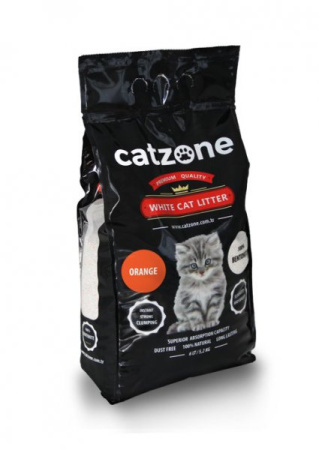 Наполнитель Catzone Orange (Комкующийся с ароматом цитруса) - 5 кг