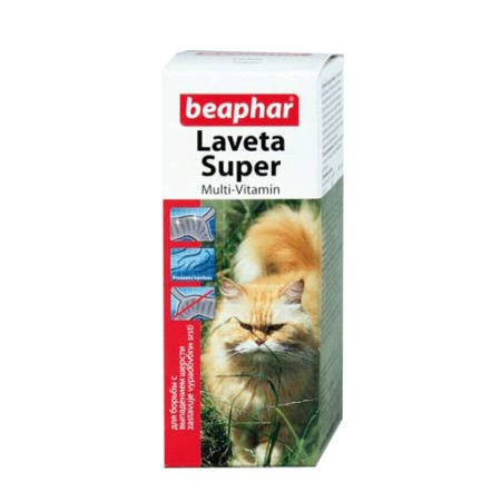 Beaphar витамины д/кошек "Laveta super" 50мл